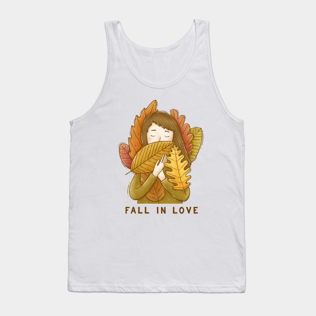 Fall In Love Tank Top by Tania Tania